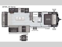 Passport 2870RL GT Series Floorplan