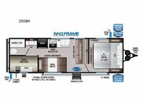 Della Terra 250BH Floorplan Image