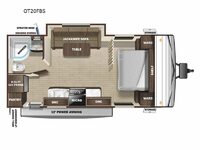 Open Range Conventional OT20FBS Floorplan Image