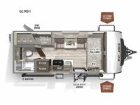 Used 2021 Forest River RV Rockwood GEO Pro G19BH image