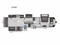 Montana 3855BR Floorplan