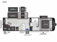 Cougar Half-Ton 25RES Floorplan Image