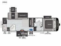 Cougar Half-Ton 29RKS Floorplan