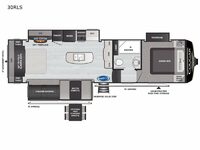 Cougar Half-Ton 30RLS Floorplan