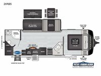 Cougar Half-Ton 26RBS Floorplan Image
