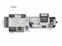 Montana 3231CK Floorplan