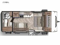 Wildwood X-Lite 171RBXL Floorplan Image