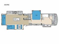 Columbus 382FBC Floorplan Image