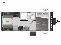 Hitch 16RD Floorplan