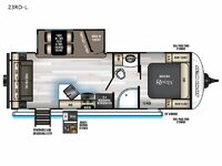 Cherokee Alpha Wolf 23RD-L Floorplan Image