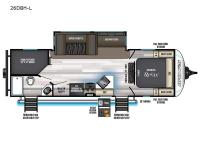 Cherokee Alpha Wolf 26DBH-L Floorplan