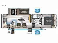 Cherokee Arctic Wolf 271RK Floorplan Image