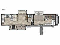 Cedar Creek 388RK Floorplan