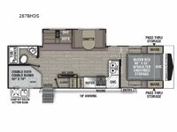 Freedom Express Ultra Lite 287BHDS Floorplan Image