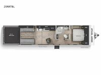 Cherokee Grey Wolf Black Label 25RRTBL Floorplan Image