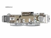 Cherokee Wolf Pack 335PACK13 Floorplan Image