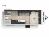 Cherokee Wolf Pup 16BHS Floorplan Image