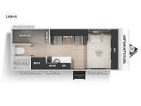 Cherokee Wolf Pup 16BHS Floorplan