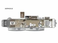 Cherokee Wolf Pack 365PACK16 Floorplan Image