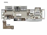 Sabre 38DBQ Floorplan