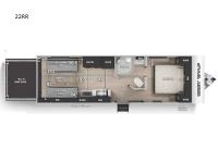 Cherokee Grey Wolf 22RR Floorplan Image