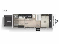 Cherokee Wolf Pup 18RJB Floorplan