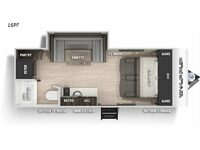Cherokee Wolf Pup 16PF Floorplan Image