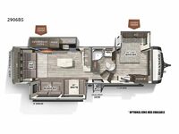 Rockwood Ultra Lite 2906BS Floorplan