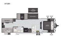 Bullet 287QBS Floorplan