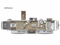 Cherokee Wolf Pack 355PACK14 Floorplan