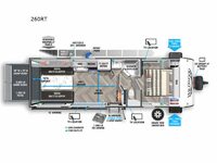 Wildwood FSX 260RT Floorplan Image