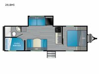 Trail Runner 261BHS Floorplan Image