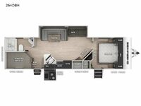 Cherokee 264DBH Floorplan