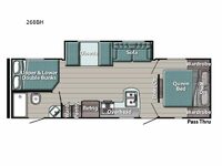 Ameri-Lite Ultra Lite 268BH Floorplan