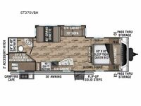 SportTrek 270VBH Floorplan