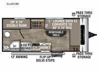 Sonic Lite SL160VBH Floorplan Image