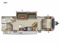 White Hawk 29BH Floorplan Image