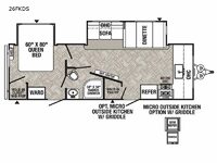 Puma 26FKDS Floorplan