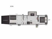 Springdale Tailgator 32TH Floorplan Image