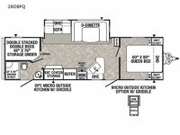 Puma 28DBFQ Floorplan