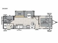 Spirit Ultra Lite 2963BH Floorplan Image