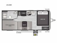 Springdale Mini 2010BH Floorplan