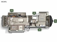 Flagstaff Super Lite 529IKRL Floorplan