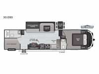 Hideout 301DBS Floorplan