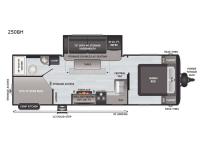 Hideout 250BH Floorplan Image