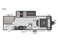 Hideout 272BH Floorplan