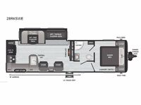 Hideout 28RKSWE Floorplan Image
