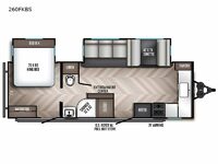 SolAire Ultra Lite 260FKBS Floorplan