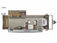 Super Lite 262RL Floorplan