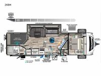 Vibe 26BH Floorplan